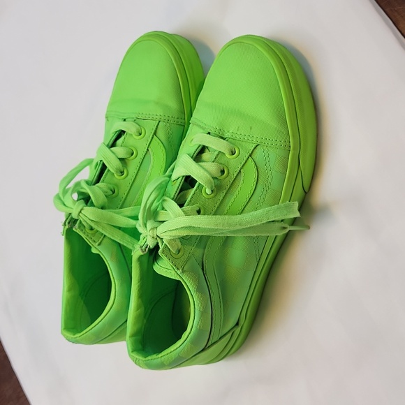 Vans Old Skool Neon Green Geeko - Picture 2 of 12